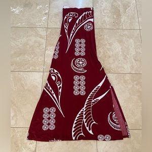 Wahine Toa Tube Top Maxi Dress